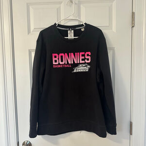 Unisex Adidas Black & Pink St. Bonaventure Bonnies Basketball Sweatshirt